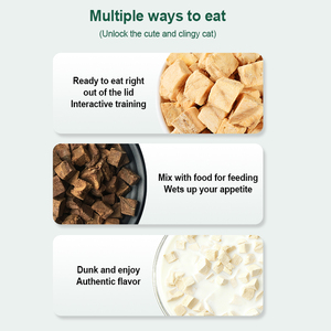 Snacks Saludables Liofilizados para Perros y Gatos al por Mayor de Fábrica con Nutrición Mejorada, Premios para Mascotas de Carne de Pollo y Pato Liofilizados - Product Image 3