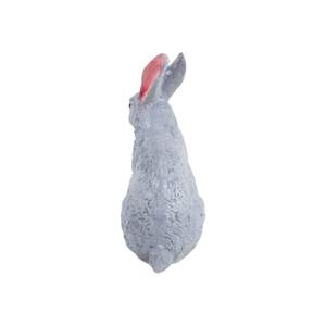 Objetos de conejo gris Decoración de Pascua Conejitos Estatuilla Elemento decorativo Hecho a mano Conejo sólido Escultura de jardín - Product Image 6