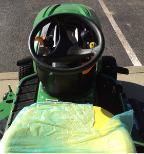 Mini DIY Johhn Dee.re X380 <b>Ride</b> on Lawn <b>Tractor</b> 2 Stroke/4 Stroke Engine 125-173cc Cordless 150L Grass Box Powerful Garden Mower - Product Image 3