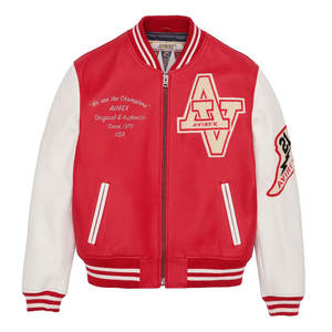 Veste en cuir Avirex pour hommes de haute qualité la plus vendue nouvelle édition vestes en cuir véritable de haute qualité - Product Image 1