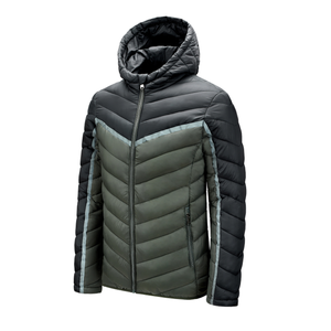Veste Fabricant de vêtements Veste longue à capuche personnalisée Vente chaude Hiver Chaud Utilitaire Veste matelassée pour homme Veste matelassée à fermeture éclair Chaude - Product Image 3