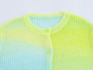 เสื้อคลุมคาร์ดิแกนผู้หญิงแบบสั้น แขนหลวม ผ้าถักกันยับ สไตล์เกาหลี ลำลอง สำหรับฤดูใบไม้ร่วง - Product Image 6