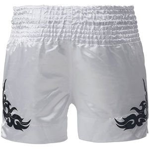 Mode personnalisée de haute qualité séchage rapide plissé métallique réfléchissant combat Muay Thai Shorts - Product Image 5