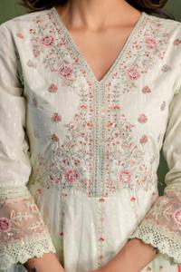 ชุดคอตตอนปักลาย anarkali kurta ผลิตจากผู้ผลิตทั่วโลกในราคาไม่แพง - Product Image 5