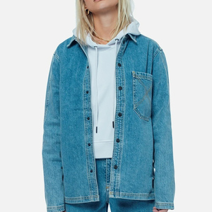 Veste en jean de luxe pour femmes, nouvelle arrivée, élégante, tendance, vêtements d'extérieur décontractés, streetwear, veste en jean en coton - Product Image 2