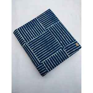 Bagru pur coton bio main bloc impression tissu JBRBK643 fil peigné cardé cire Batik motif pour rembourrage - Product Image 1