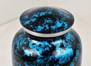 Excellentes urnes de spectacle fabriquées à la main de luxe en aluminium boîte d'urne de crémation adultes boîte souvenirs urnes funérailles pour cendres mémorial - Product Image 2