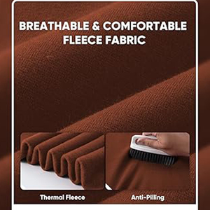 ชุดกีฬาขนแกะสำหรับผู้ชายชุดวอร์มสองชิ้นสำหรับใส่วิ่งออกกำลังกาย - Product Image 5