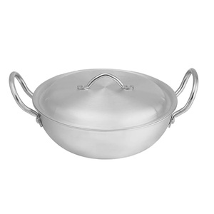 Juego de Wok/Karahi de aluminio de 24/28 cm de la mejor calidad, estufa de Gas de cocina clásica moderna ecológica para el hogar, nuevos chefs hechos de Metal - Product Image 5