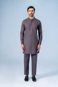 Traje Shalwar Kameez informal de algodón transpirable para hombre al por mayor de fábrica 2024 moda musulmana pakistaní a la venta - Product Image 3