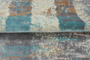 Grand tapis lavable antidérapant en laine brodée tibétaine de style hôtel moderne, tapis à motif de boucle noué à la main, ensembles de tapis - Product Image 5