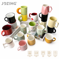 Lot en gros de tasses en céramique créatives de 12 oz, ensemble assorti, prix d'usine, collection de tasses à café aux motifs variés pour cadeau