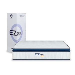 El mejor colchón Queen, tela suave, bolsillo grueso, cómodo Ezbed, felpa, espuma de Indonesia, dormitorio, GARANTÍA INCLUIDA - Product Image 1