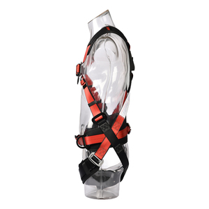 Arnés de Seguridad de Cuerpo Completo con Certificación de Seguridad <span class=keywords><strong>EN</strong></span> <span class=keywords><strong>361</strong></span> y <span class=keywords><strong>EN</strong></span> <span class=keywords><strong>358</strong></span> para Cintas Rojas y Negras, Capacidad de Carga de 25KN - Product Image 3