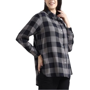 Camisa Casual de Algodón 100% de Alta Calidad para Mujer, con Estampado Personalizado, Bordado, Logotipo OEM, Tejido de Punto Largo, Ajustada, para Verano - Product Image 3