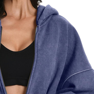 Sudadera con Capucha Extra Grande y Moderna para Mujer, Nueva Moda 2026, Sudadera con Capucha y Cremallera de Manga Larga para Mujer, Transpirable - Product Image 6