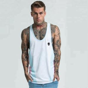 Wholesale Bodybuilding Muscle Workout Fitness Gym Shirts Athletic Stringer Solid Racerback Gym Wear <b>Tank</b> <b>Top</b> <b>Men</b> - Product Image 1