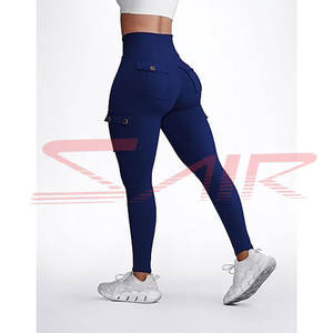 Vêtements de fitness de taille adulte, leggings pour femmes de dernier style à la mode à bas prix, leggings froissés pour femmes, meilleures ventes - Product Image 2