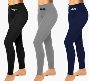 Custom Printing Custom Design High Waisted Leggings for Women No See-Through-Soft Athletic <b>Tummy</b> <b>Control</b> Yoga Wear - Product Image 5