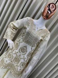 TOP DE DISEÑADOR CON BORDADO DE LENTEJUELAS CON PLAZO Y DUPATTA - Product Image 2