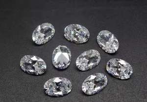 Diamants naturels ovales certifiés GIA 0.5 CT à 1.0 CT E Couleur VVS2 Clarté Idéal pour les bagues, les colliers et les bracelets - Product Image 2