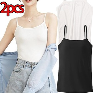 Tops cortos Vintage de Color sólido para mujer, ropa interior sin costuras, camisetas sin mangas con cuello en V, lencería Push Up, Top corto Sexy de verano, camisola deportiva - Product Image 1