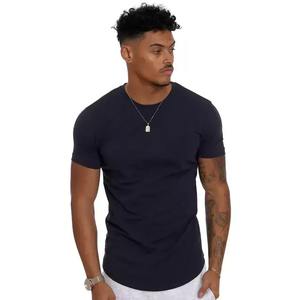 Camiseta profesional personalizada con estampado de algodón 100% ajustado con logotipo de gran tamaño Camisetas en blanco para diseño de logotipo personalizado - Product Image 6