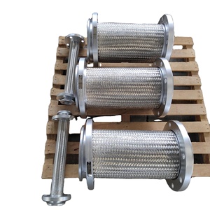 Sản xuất tùy chỉnh SS304 bện lưới kim loại ống linh hoạt kết nối mặt bích - Product Image 3