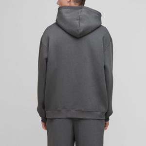 OEM/ODM 100% algodón personalizado bordado Logo en blanco gota hombro pulóver sudaderas con capucha invierno ropa casual Hombre sudadera - Product Image 5