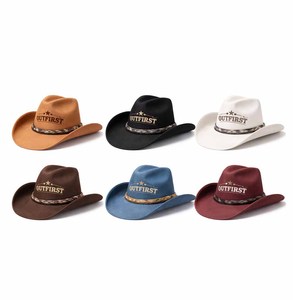 Sombreros de Vaquero Occidentales para Pesca y Viajes al Aire Libre, Estilo Moderno, Cierre de Tirón, Personalizables, Unisex, para Toda Temporada, Más Vendidos - Product Image 4