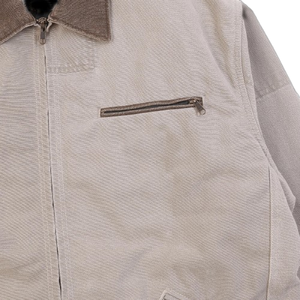 Venta al por mayor 2025 nuevo estilo de moda alta calidad bordado lienzo alto bordado High Street Worker chaqueta para hombres - Product Image 3