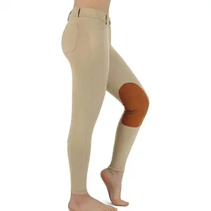 2023 Arrival Low MOQ Horse Full Seat Silicone Breeches <b>Black</b> Color Horse Riding <b>Leggings</b> Equestrian - Product Image 3