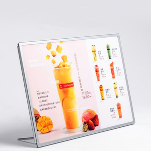 Cadre photo lumineux LED MACCAN, boîte à lumière en acrylique, publicité LED, <span class=keywords><strong>menu</strong></span> de restaurant, grande taille, montage mural, rectangle, coins arrondis - Product Image 5