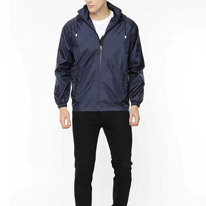 Veste de pluie design solide veste coupe-vent veste de printemps coupe-vent sport de haute qualité pour hommes - Product Image 4