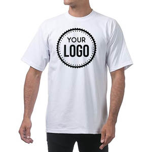 Pro Club เสื้อยืดคอกลมแขนสั้นสำหรับผู้ชาย, เสื้อยืดทรงหลวมแฟชั่นโอเวอร์ไซส์ - Product Image 3