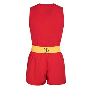 เสื้อซ้อมมวยผ้าโพลีเอสเตอร์ชุดเสื้อผ้าแบบสั้นชุด100% ออกแบบได้ตามต้องการ - Product Image 5