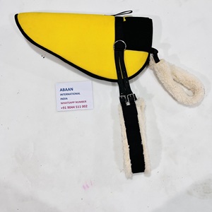 Tapis de selle Bareback doublé en peau de mouton respirant pour chevaux Tapis d'équitation léger avec sangles Fabriqué en Inde - Product Image 5