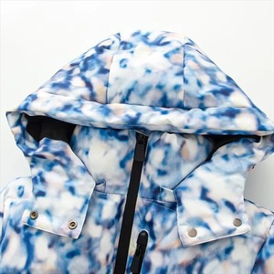 Ew série de ski pour femmes multicolore imperméable à l'eau résistant au froid taille chaude veste en coton à capuche veste de mode - Product Image 2