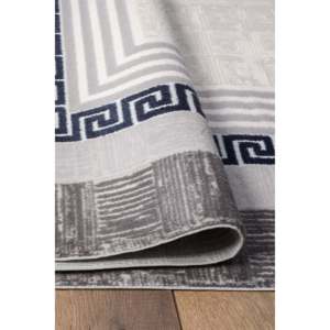 Tapis moderne gris Netline A0307 Depot, fibres synthétiques durables, non-muants, faciles à nettoyer, tapis et ensembles pour la maison - Product Image 1