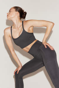 Mallas de gimnasio sin costuras suaves mantecosas de cintura alta personalizadas para mujer, pantalones de entrenamiento de Yoga clásicos multicolores - Product Image 3