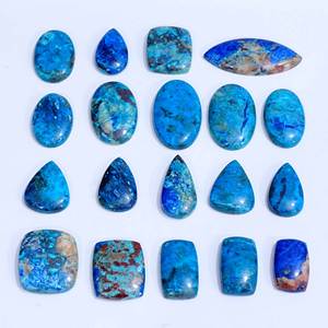 Lot en gros de cabochons de shattuckite naturelle de qualité supérieure, pierres précieuses en vrac de formes variées et pierres précieuses naturelles fines pour la fabrication de bijoux - Product Image 4
