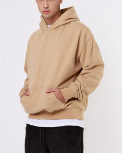 Sweat à capuche surdimensionné French Terry de haute qualité sweat à capuche en coton unisexe en gros personnalisé blanc 100% coton 3D Puff Hoodie - Product Image 3