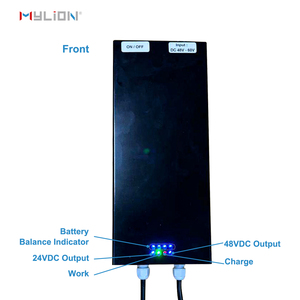 Batterie LiFePO4 MU248 Mini onduleur DC monophasé avec boîtier anti-incendie pour CPE ONT/ONU Téléphones <span class=keywords><strong>VoIP</strong></span> Terminaux de réseau optique - Product Image 2