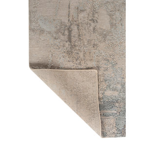 Tapis Uvenuti grande surface en laine et soie de bambou, noués à la main, pour usage domestique - pour salon, couloir, chambre d'adolescent LRB-1784 - Product Image 5