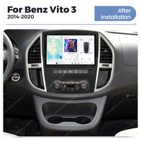 MEKEDE Android Voiture Multimédia Voiture Stéréo Auto Radio DUDU 2K Écran Tactile Unité Principale Car-play pour Benz Vito 3 W447 2014-2020
