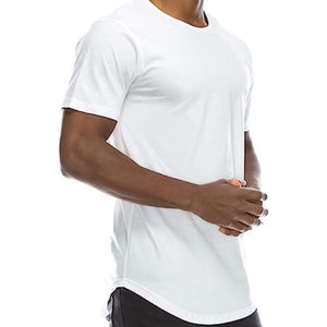 Camiseta de secado rápido personalizada, Unisex camiseta lisa, ropa de mezcla a granel, algodón transpirable, gimnasio, logotipo personalizado, camiseta en blanco, ropa de verano - Product Image 4