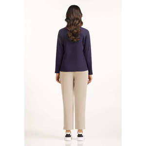 Women's Slim Fit Crew Neck Full Sleeve Soft Minimalist <b>Winter</b> Knit <b>Top</b> WM-KTP-WS25-101 - Product Image 6