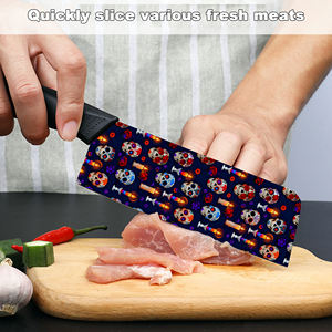 Juego de Cuchillos de Chef de Cerámica Premium, 9 Piezas, Mangos de Plástico, Duraderos, Entrega Rápida para Entusiastas de la Cocina - Product Image 3