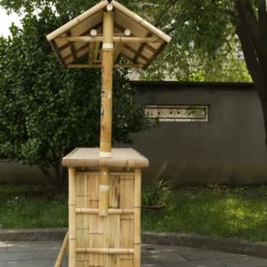 Ensemble de bar Tiki en bambou Meubles de bar d'extérieur pour l'hôtel et l'arrière-cour - Product Image 4