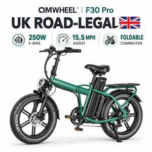 จักรยานไฟฟ้า QMWHEEL F30 Pro UK ขายส่ง จักรยานเสือภูเขาไฟฟ้า 250W 48V 45Ah ระยะทางไกล พับได้ มีสินค้าในสหราชอาณาจักร - Product Image 1